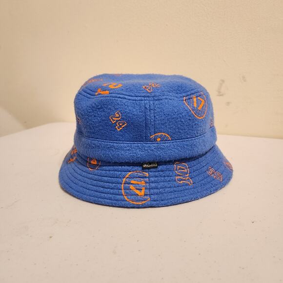NY Knicks Colorway Fleece Bucket Hat Unisex Print Sample By Hall Of Fame - Picture 1 of 8